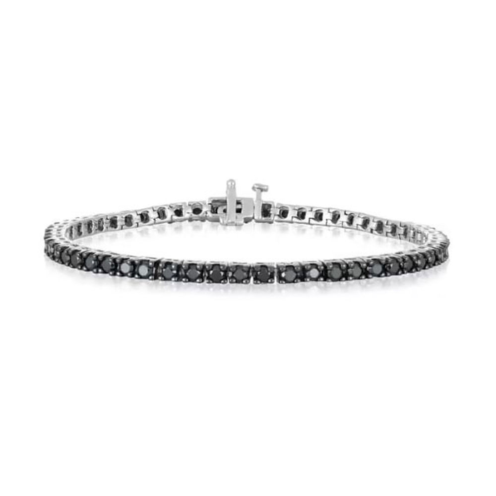 3 Carat Black Diamond Tennis Bracelet Temple & Grace NZ