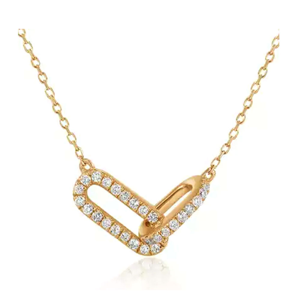 Diamond Knot Fine Necklace Temple & Grace NZ