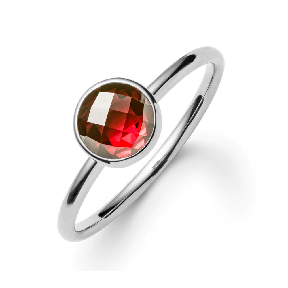 Bezel Set Ring Temple & Grace NZ