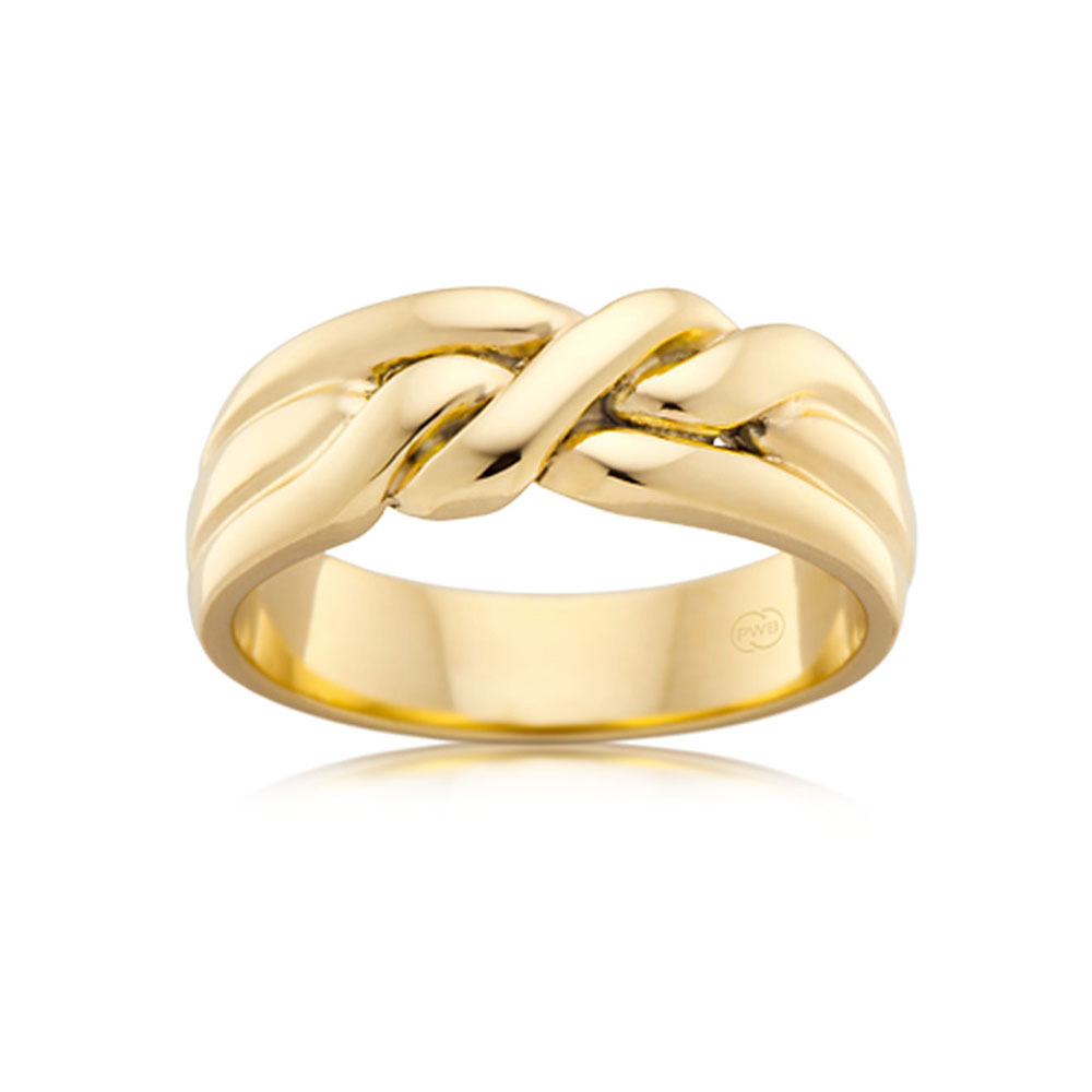 Yellow Gold Twisted Wedding Ring