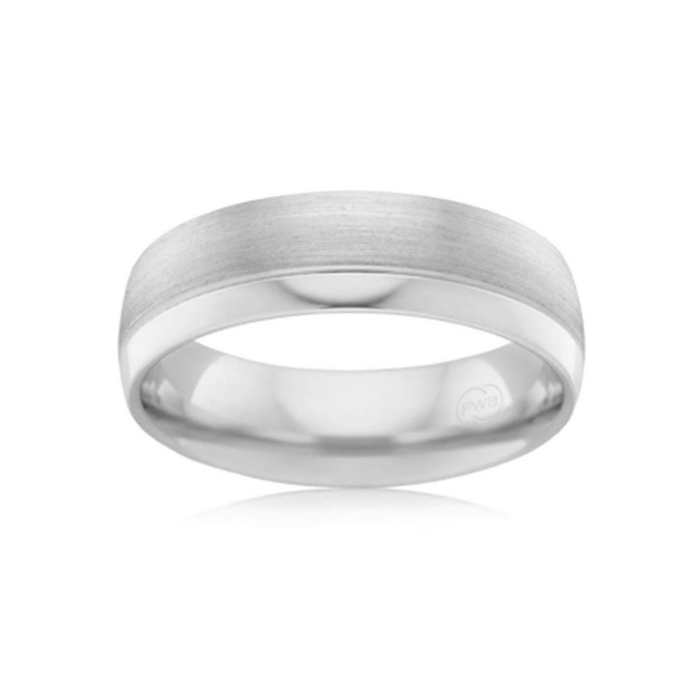 Side grooved Mens wedding ring CW4066
