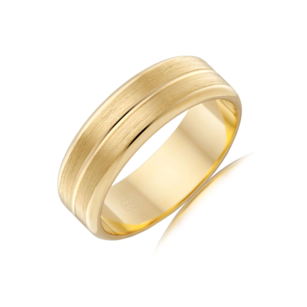 Plain Gold Wedding Band Temple & Grace NZ