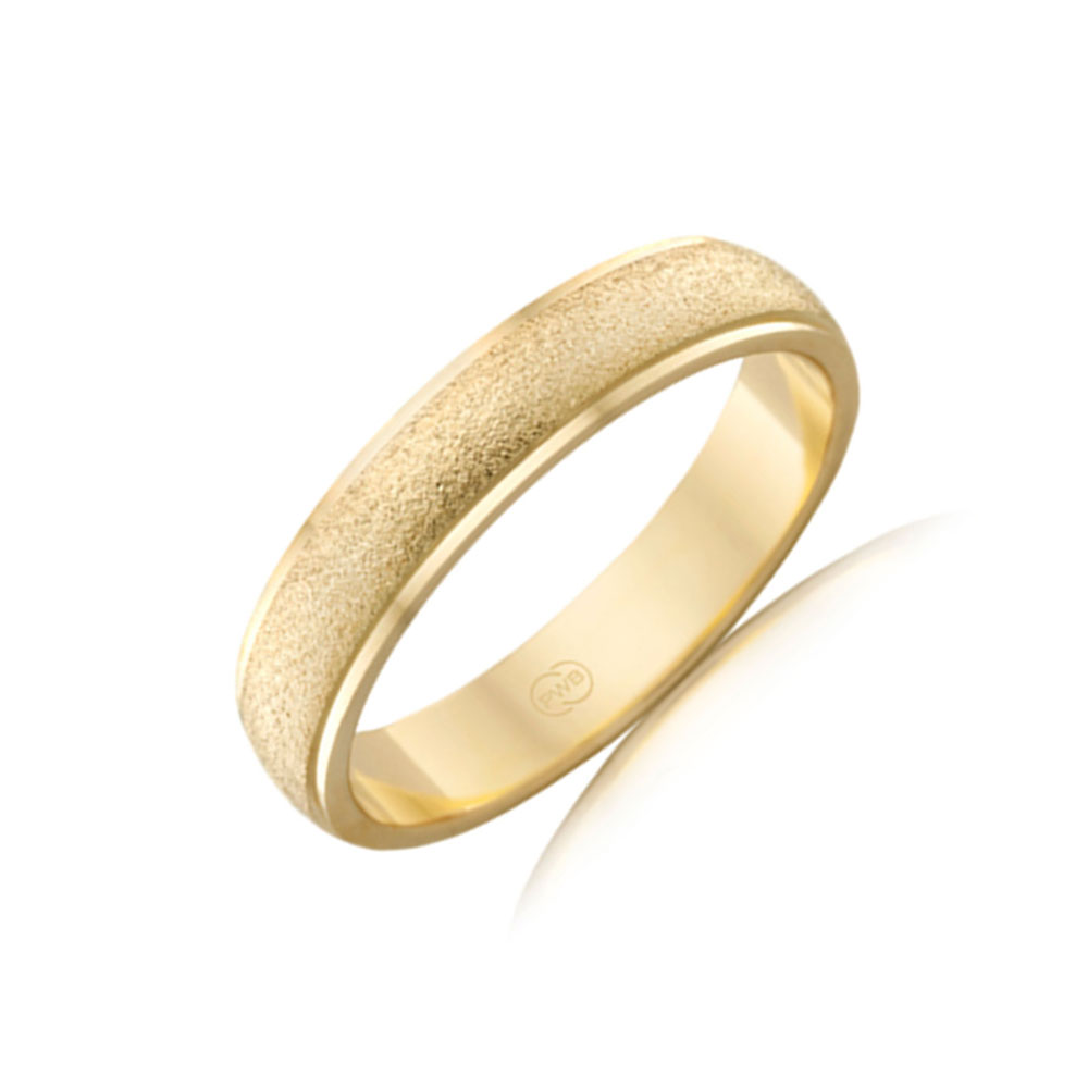 Plain Gold Wedding Band Womens Temple & Grace NZ