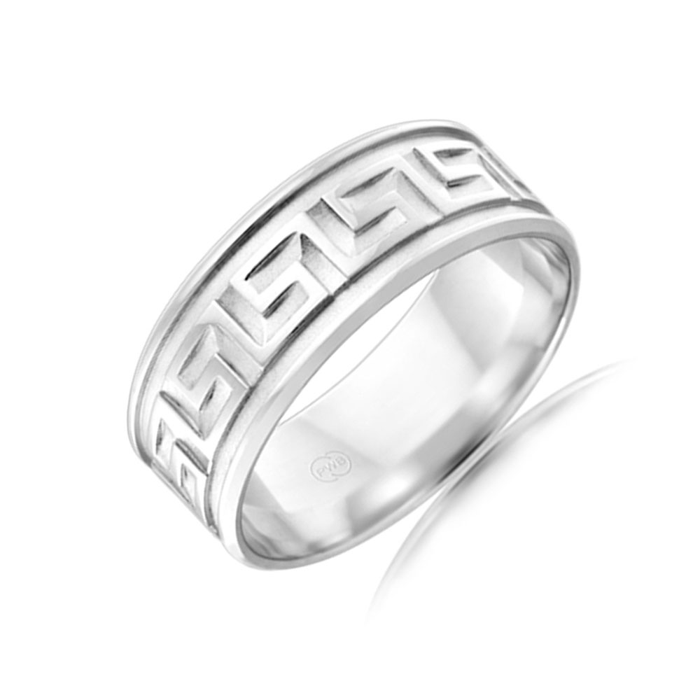 Meander Mens Wedding Ring FB2576 Temple & Grace NZ