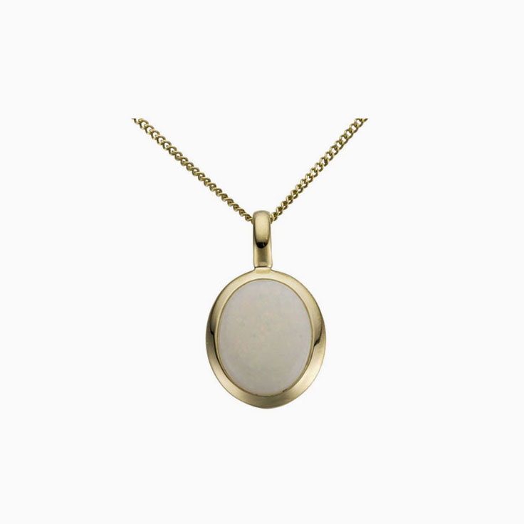 Oval Opal Pendant