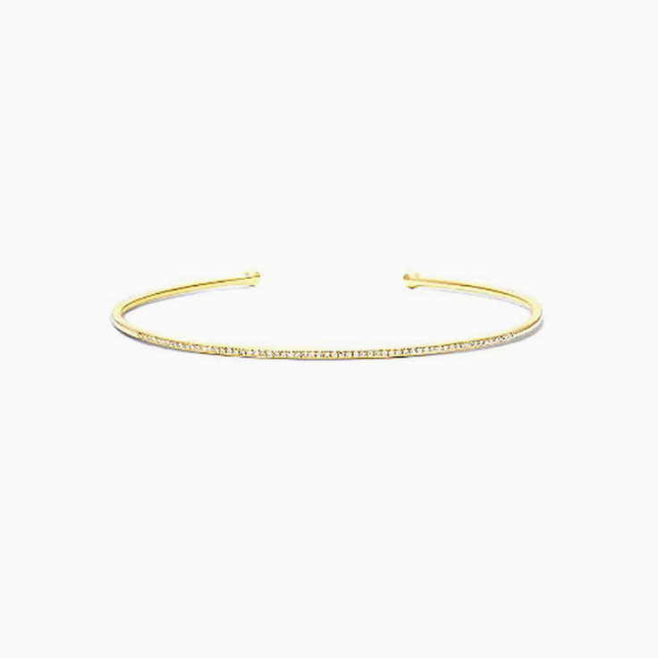 Petite Diamond Cuff Bangle