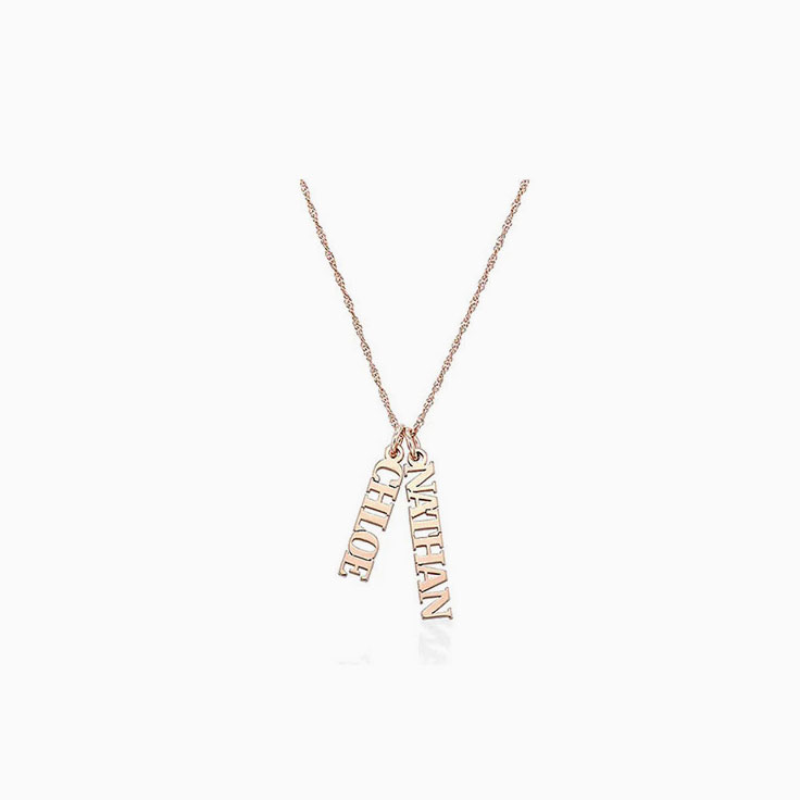 Vertical Name Pendant