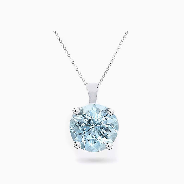 Classic Aquamarine Pendant