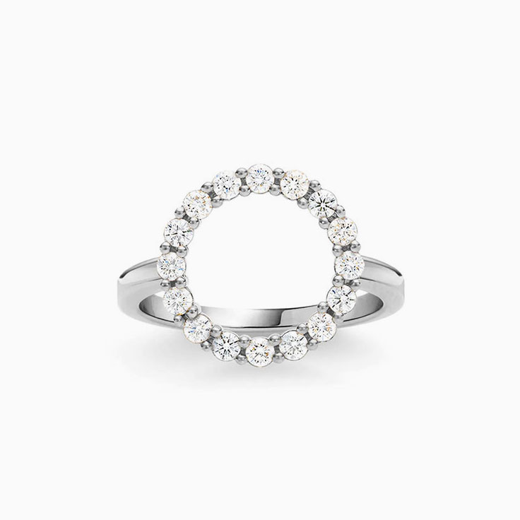 Diamond Infinity Ring