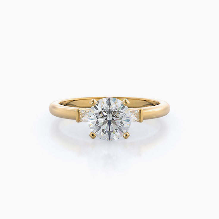 Trilogy Lab Diamond Engagement Ring
