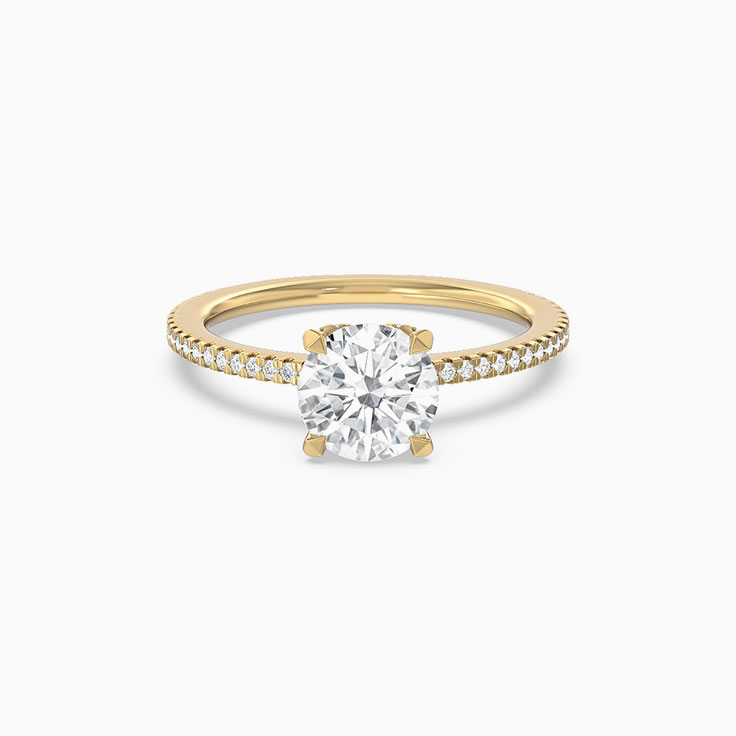 Full Eternity Lab Diamond Engagement Ring