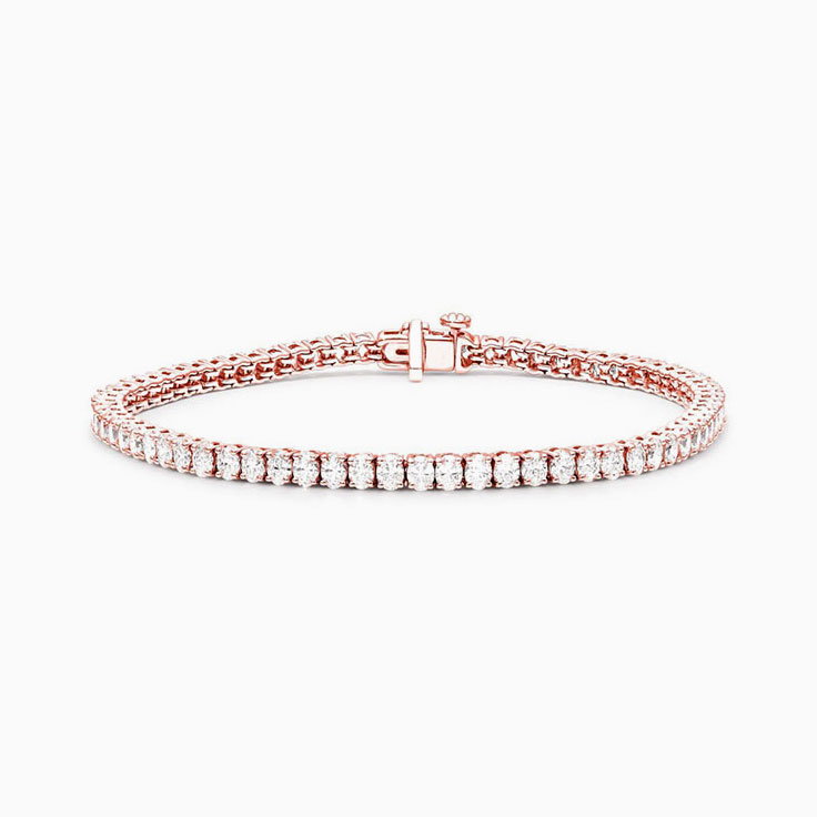 10 Carat Oval Diamond Tennis Bracelet