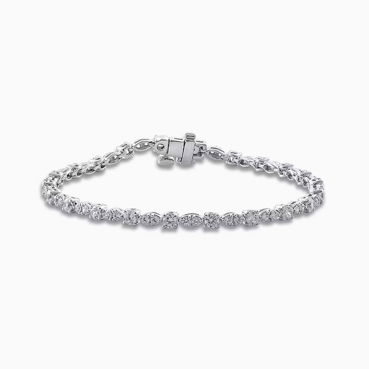 Round And Marquise diamond Bracelet