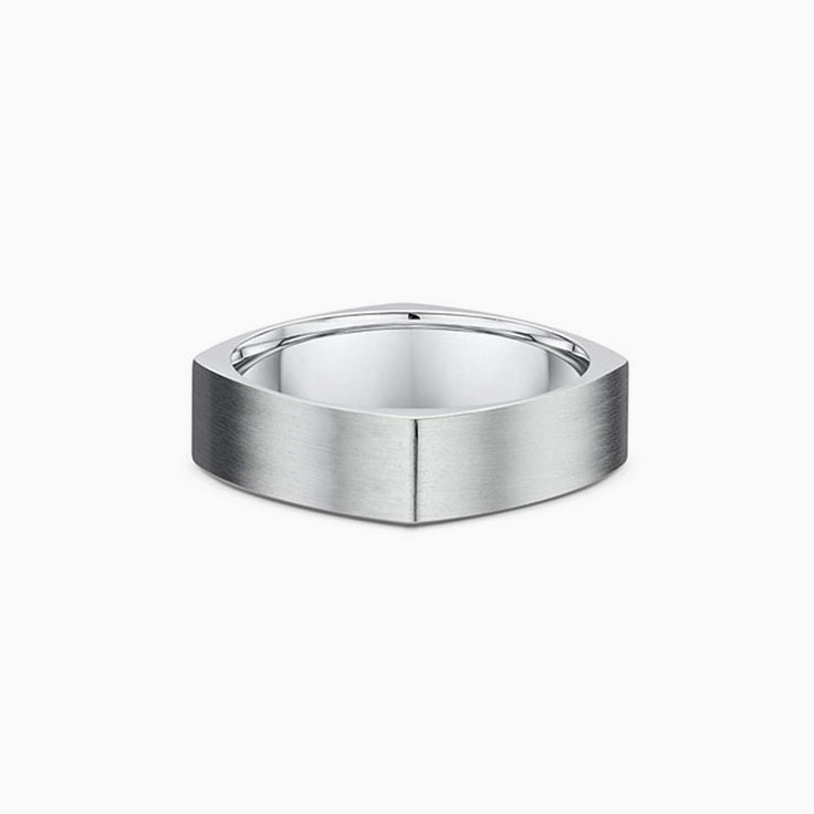 6mm Titanium Mens Ring