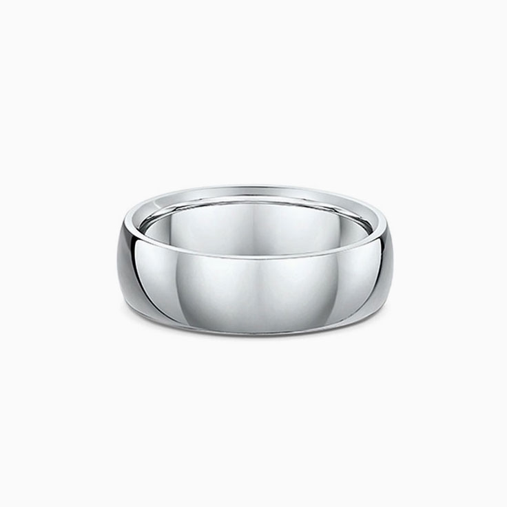 4mm Titanium Mens Ring