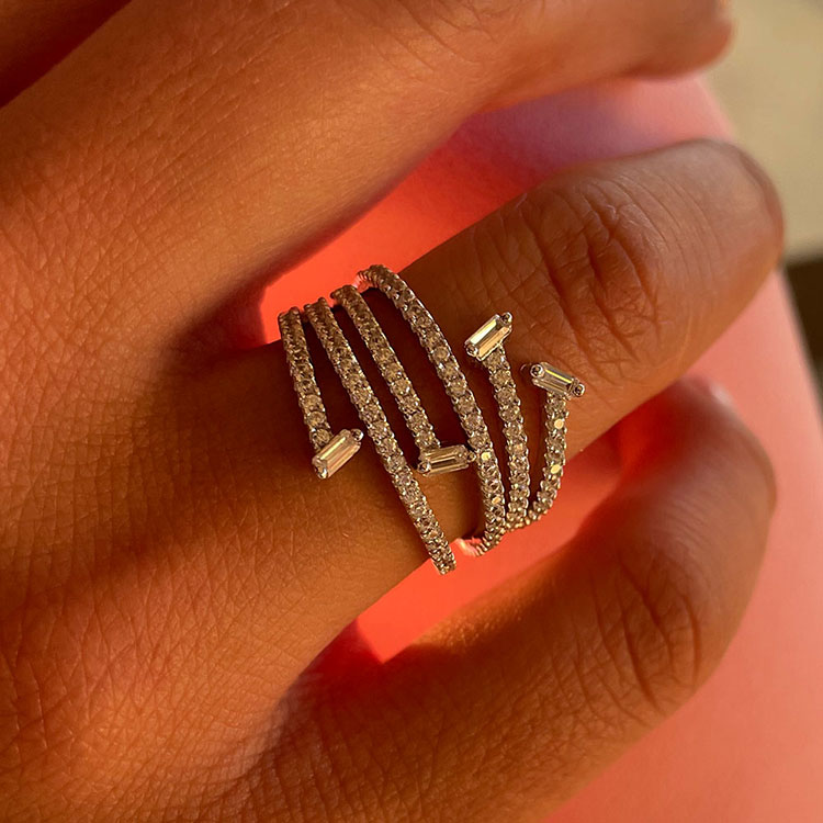 Diamond Wrap Fashion Ring