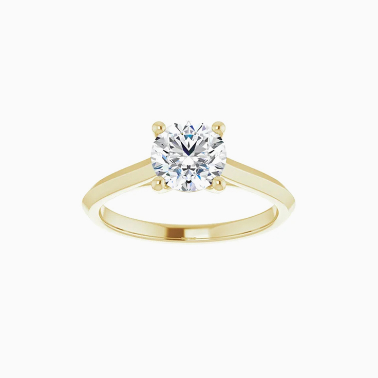 Cathedral engagement ring