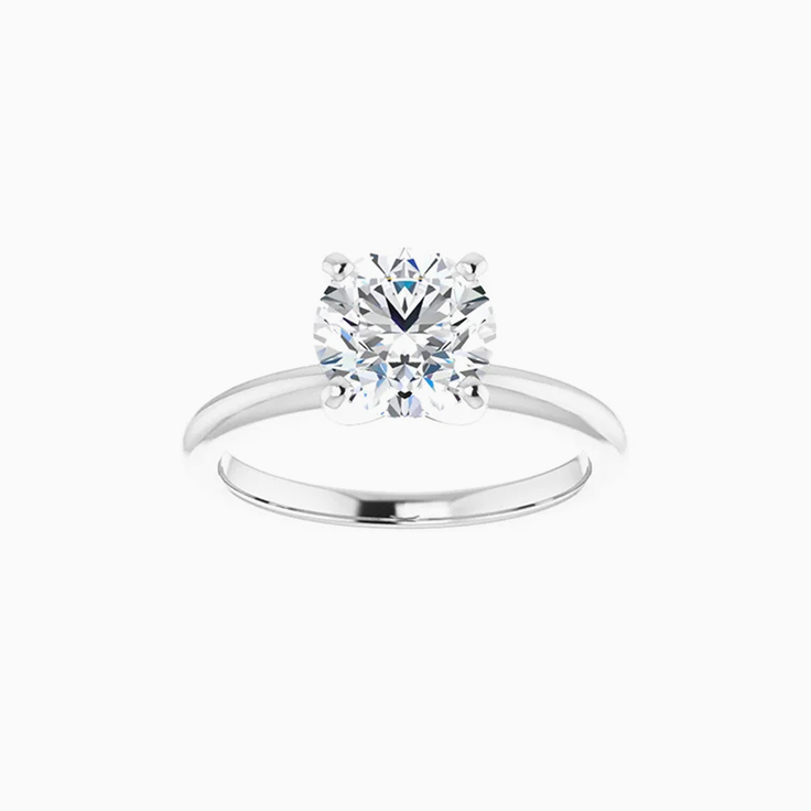 2 carat solitaire engagement ring