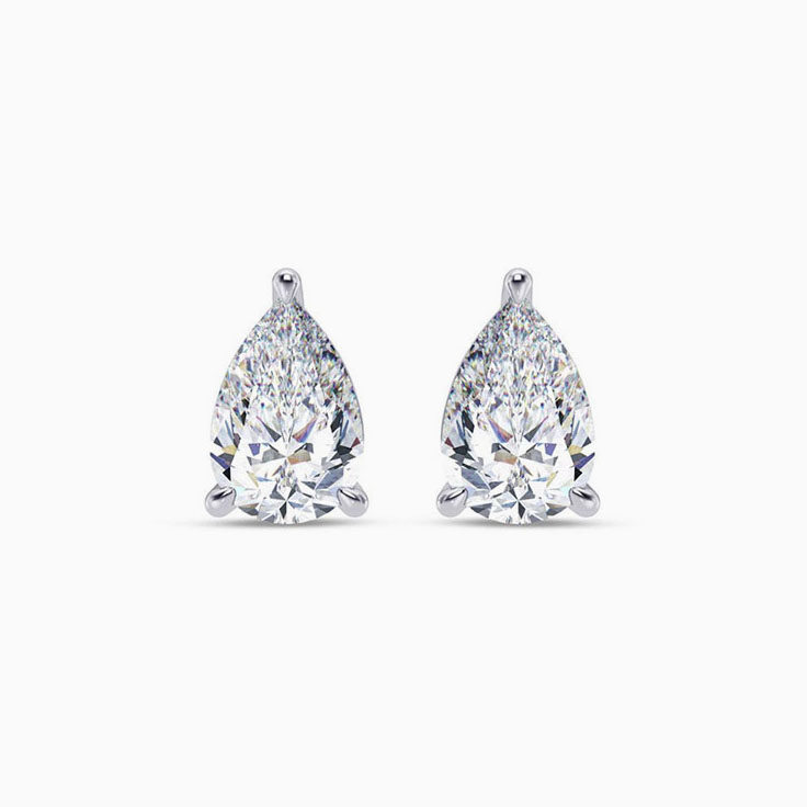 Lab grown diamond earrings