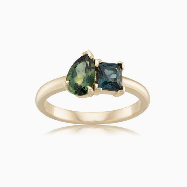Two stone ring