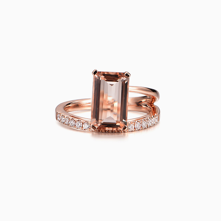 Morganite Wrap Ring
