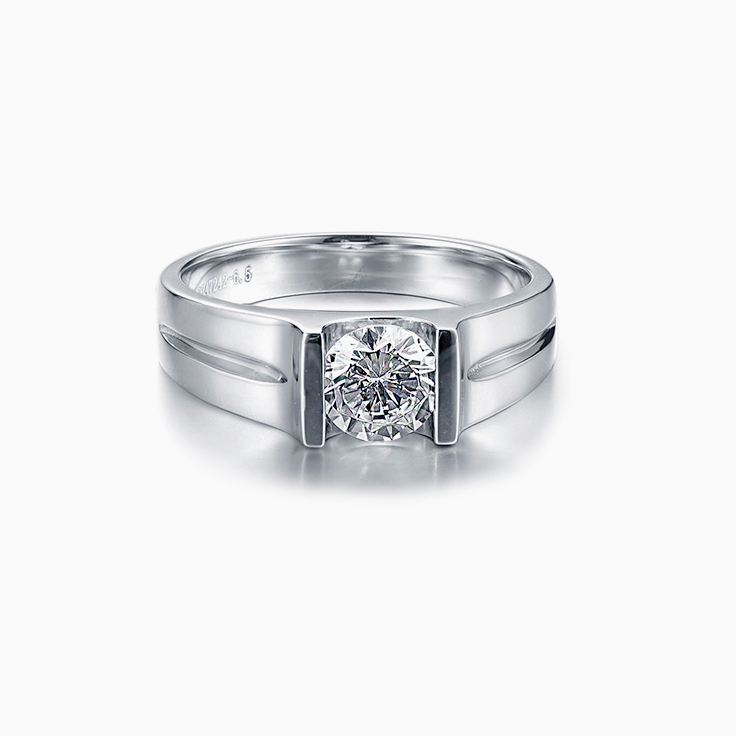 Partial Bezel Diamond Wedder