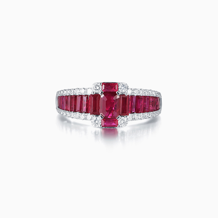 Diamond and Gemstone Ring