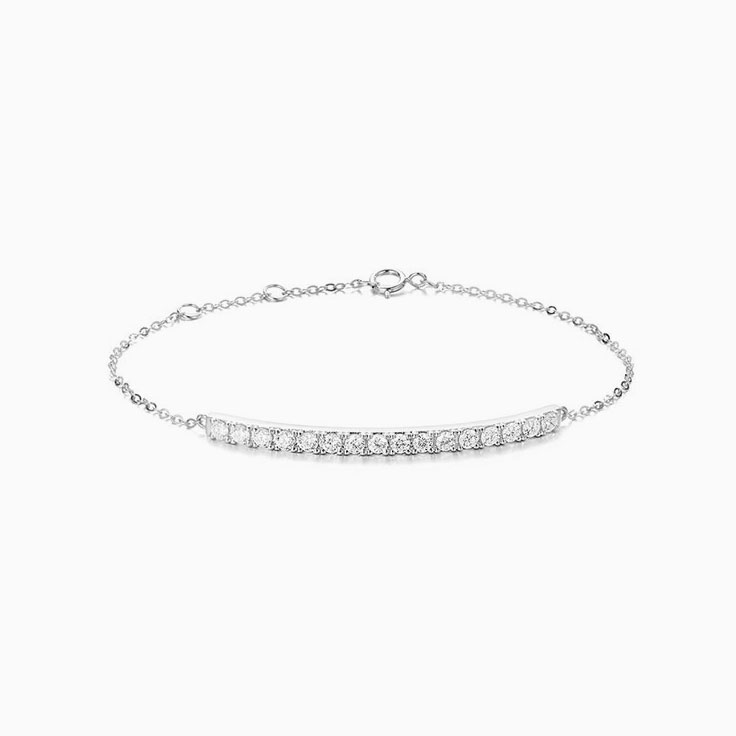 Diamond Bar Bracelet
