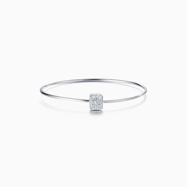 Baguette Cluster Bangle