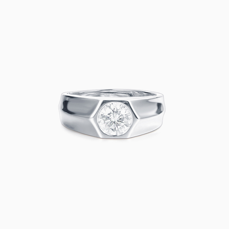 Drop Set Diamond mens wedder