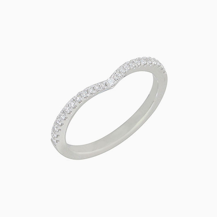 Petite Diamond Curve Ring