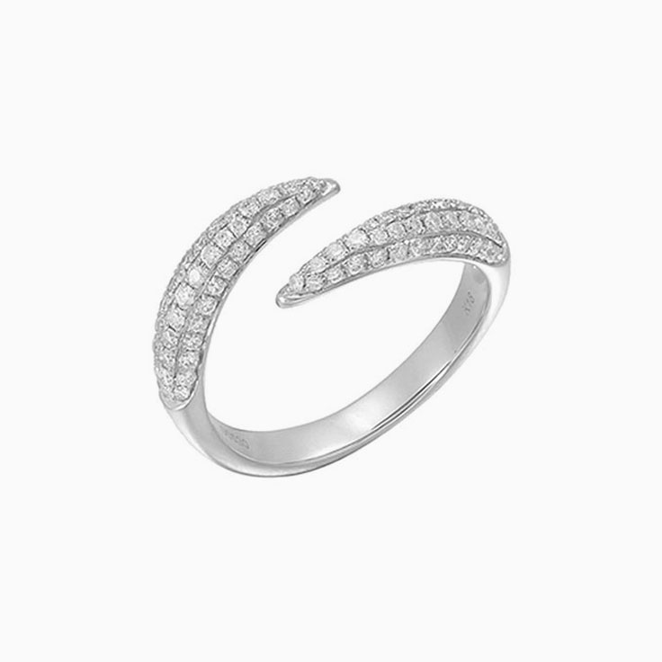 Diamond cuff rings 3234