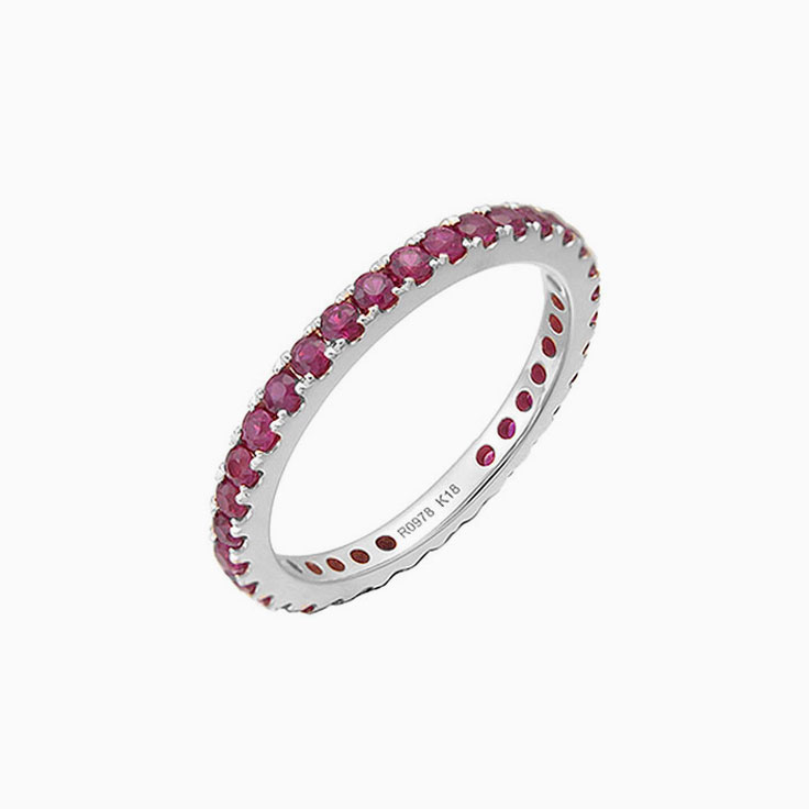 Ruby Eternity Ring