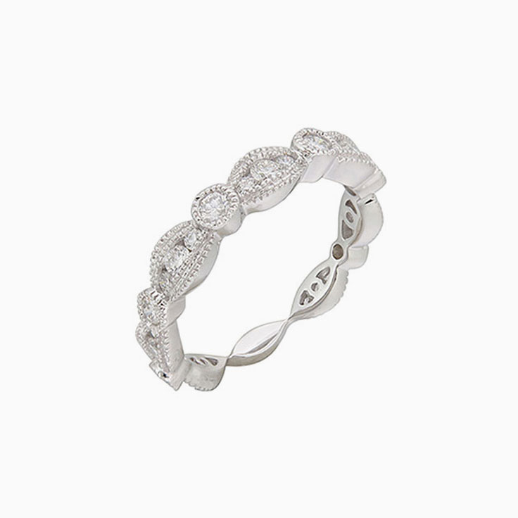 Patterned diamond ring 3086