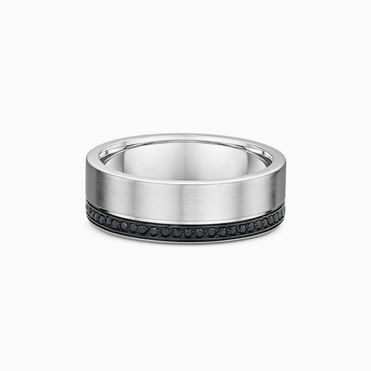 Black Diamond Wedding ring 577A11G