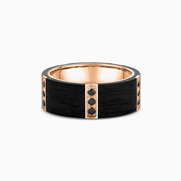 Black on Black Mens ring 670B00