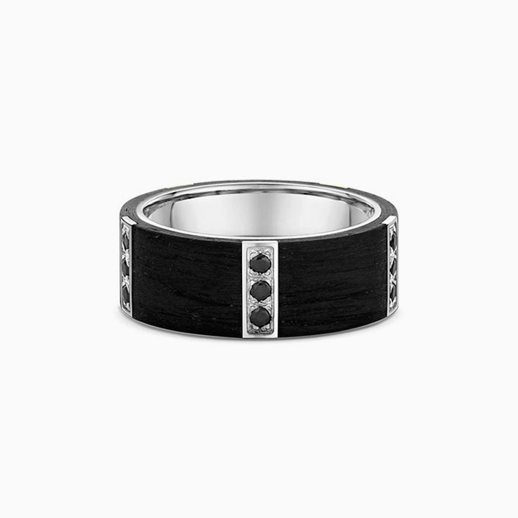 Black on Black Mens ring 670B00