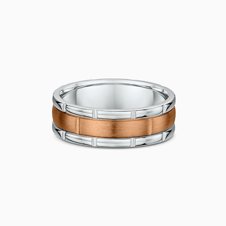 Brushed Mens Wedding Ring 403A05