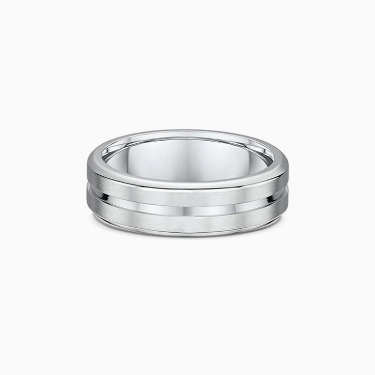 classic mens wedding ring 618A02