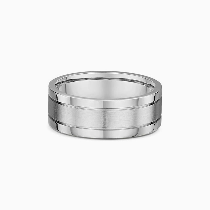 classic mens wedding ring 622A08