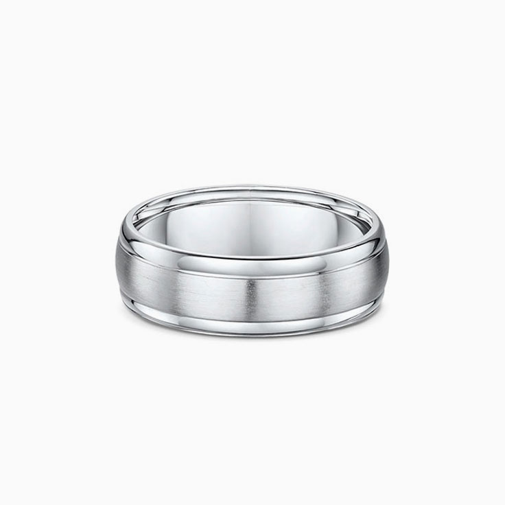 Brushed Mens Wedding ring 5020