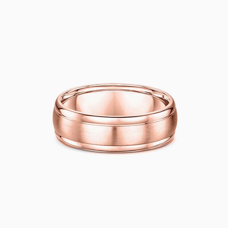 Brushed Mens Wedding ring 5020