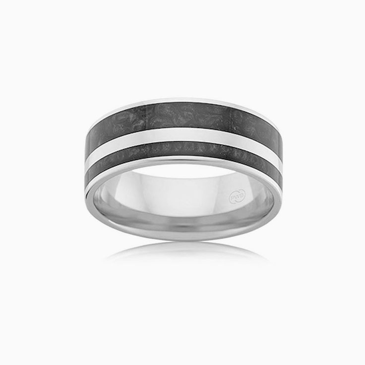 Black Spectrum Mens Ring J4363