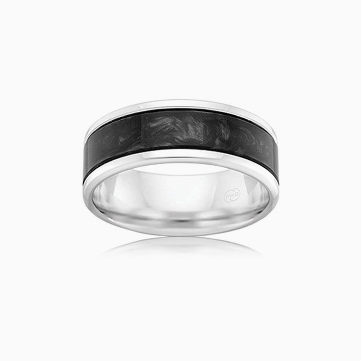 Black Spectrum Mens ring J4371