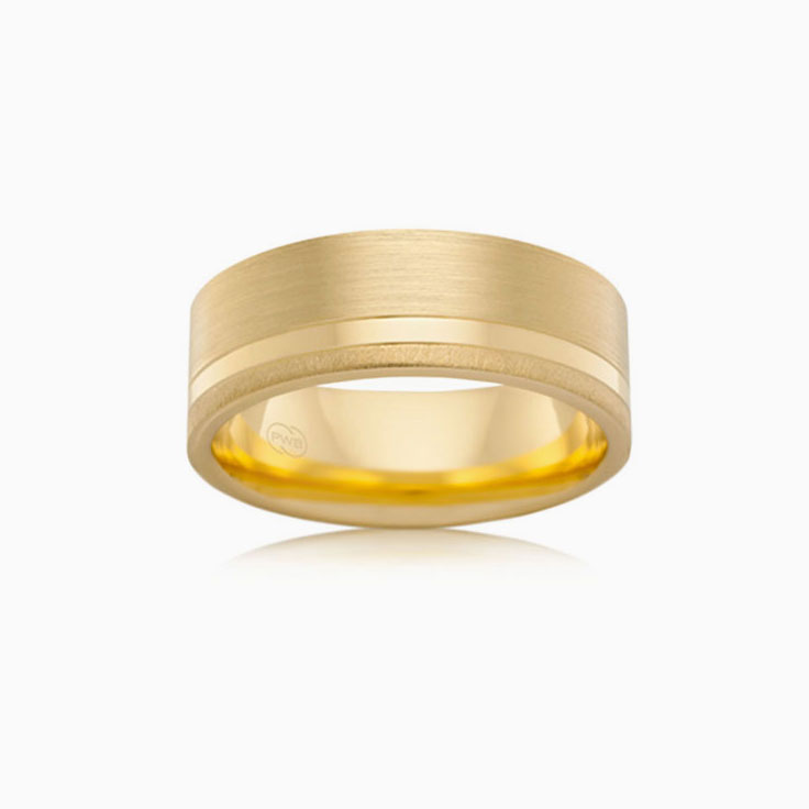 Classic Mens Wedding ring F3925