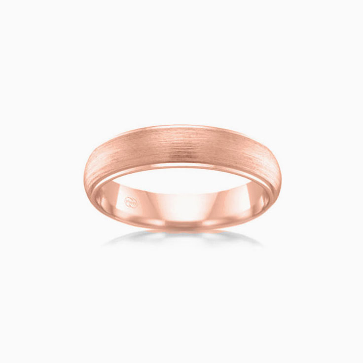 Brushed finish Mens Ring HD2772
