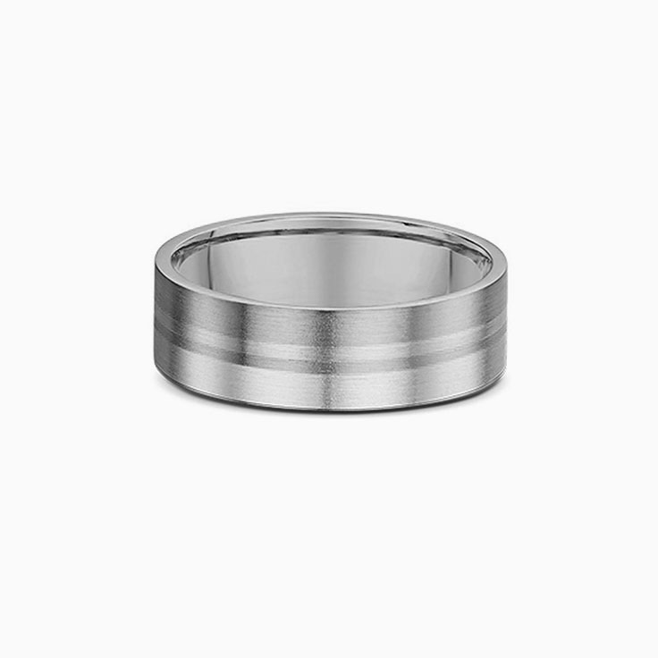 Two Tone Classic Mens Band