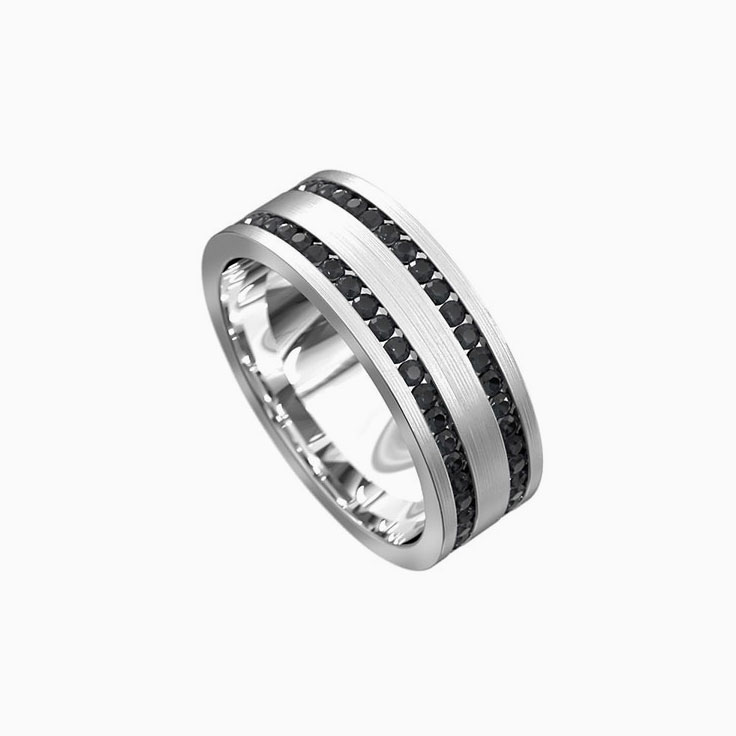 Black Diamond mens ring 7054