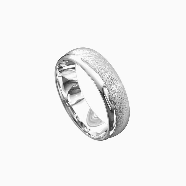 Mens Patterned ring 5052