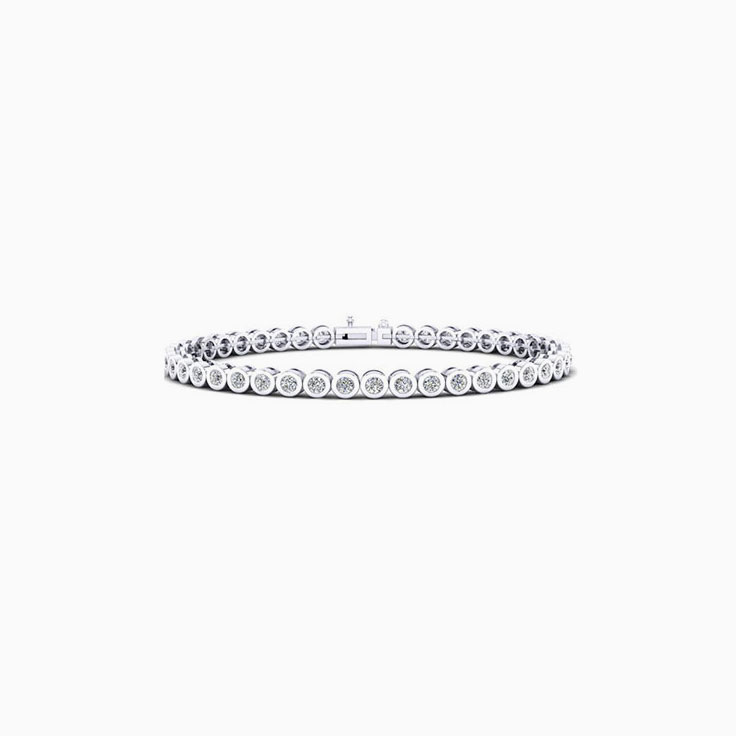 1 Carat Bezel Set Tennis Bracelet